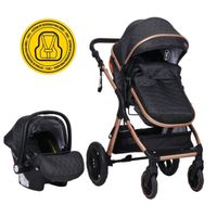 Coche Travel Sytem X1 Black con Silla Certificada