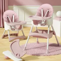 Silla de comer  2 en1 voyage snak pink