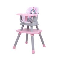 silla de comer multifuncional  6 en 1  voyage  pink