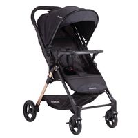 Coche de Paseo City Reversible con Bandeja Negro