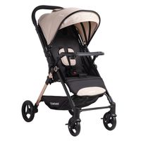 Coche de Paseo City Reversible con Bandeja Beige