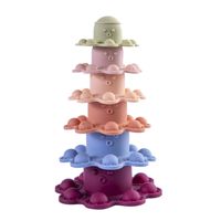 Juguete Torre Pulpo Montessori Siliconaa