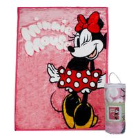 Frazada Ultra Soft Minnie Mouse 110x140cm Rosado Disney