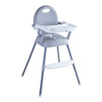 Silla de Comer Plegable Portatil Bebe Niño Fold Gris