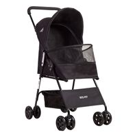 Coche Mascota Plegable Light Perro Gato Negro BeePet Bebesit