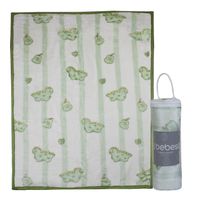 Frazada Ultra Soft Dino 80x110cm Verde Bebesit