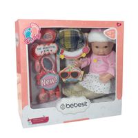 Muñeca Bebe Celeste 42cm con accesorios