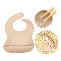 Set Alimentación March Silicona Beige