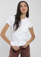 Polera Mujer Clásica Algodón Panal