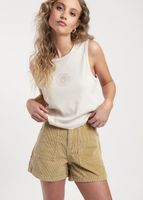 Short Mujer Corduroy Beige