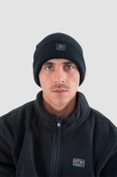 Gorro Beanie Waffle Logo Negro