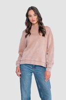 Polerón Mock Neck Mujer - Terracota