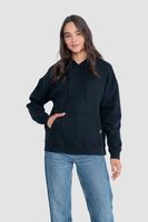 Polerón Hoodie Mujer Farmer - Negro