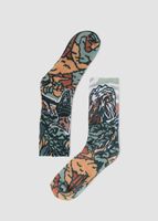 Calcetines Print Carpintero Verde