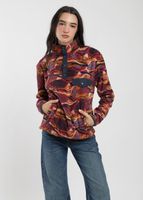 Polar Half Snap Print Mujer