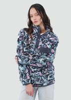 Polar Mujer Half Snaps Flowers Azul