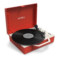 Tornamesa Victrola Re Spin Roja con Bluetooth mas The Kit