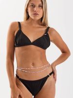 Bikini Daikiri Mujer Triángulo Ajustable Calzón Ajustable Costados Negro Filtro UV50+