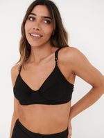 Top de Bikini Daikiri Mujer Horma Negro Filtro UV50+