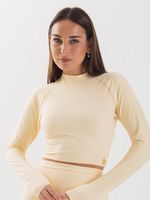 Polera Surf Daikiri Mujer Manga Larga Crema Filtro UV50+