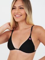 Top de Bikini Daikiri Mujer Triángulo Básico Negro Filtro UV50+