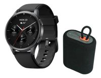 Pack Smartwatch Lhotse Vibe 05 Black + Parlante Negro