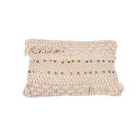 Cojín Decorativo con Lentejuelas y Flecos 30x50 cm Atmosphera