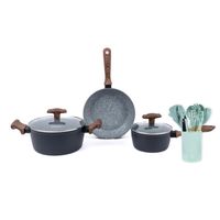 Batería Cocina Oregon 5pzs + Set 12 Utensilios Calipso