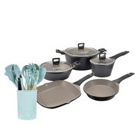 Batería Cocina Classic 8 pzs + Set 12 Utensilios Calipso