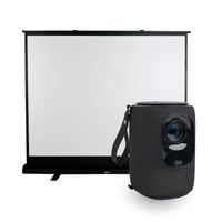 Proyector Portatil Nova 9000lm + Telón Elevacion 100"" LEVO