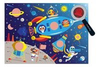 Puzzle 42Pcs Con Dibujos Secretos Espacio Exterior Mudpuppy