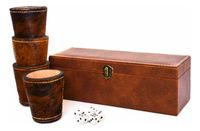 Juego Cachos Cuero Pelo Natural Raiquen