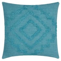 Cojín Decorativo Diseño Inca Algodón y Poliéster Atmosphera  Gris Negro