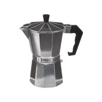 Cafetera Italiana Acero Inoxidable 6 Tazas Secret de Gourmet