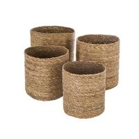 Set 4 Canastos Emmet de Caña Artesanal (S a XL) Atmosphera