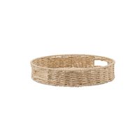 Bandeja Redonda Decorativa de Mimbre 40 cm 5Five