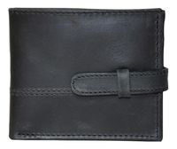 Billetera Cuero Pehoé Con Pasador Hecha a mano Raiquen