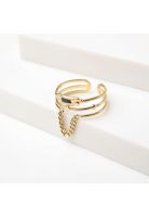 Anillo  19v69 Dorado Mujer STR088