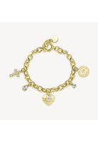 Pulsera Brosway Chakra Dorada BHKB120