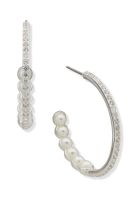 Aros Anne Klein Plateados 01G01131