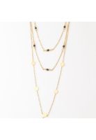 Collar Doble 19V69 Italia Dorado Mujer STNE171