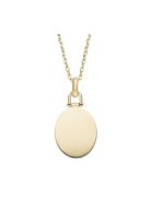 Collar Fossil Dorado Mujer