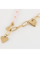 Collar Doble 19V69 Dorado Mujer STB044