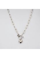 Collar 19V69 Italia Plateado Mujer