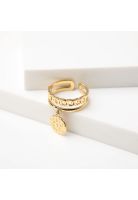 Anillo  19v69 Dorado Mujer STR193