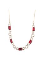 Collar Lauren Ralph Lauren Dorado Rojo 14N00541