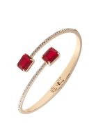 Pulsera Lauren Ralph Lauren Dorado Rojo 14B00438