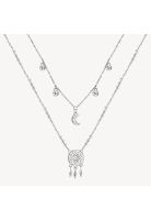 Collar Doble Brosway BHKN066 Plateado Mujer