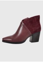 Botín Cuero Iracema Burdeo