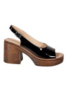 Sandalia Cuero Yanil Negro